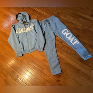 GOAT Greatest of all Time sweatshirt and pants set Men’s Medium NEW